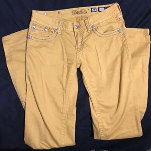 Mustard Miss Me Skinny Jeans