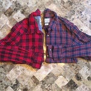 BUNDLE of Lucky Brand Men's flannels