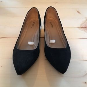 Merona Black Suede Flats