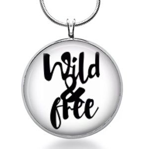 Wild and free necklace with 18 in chain