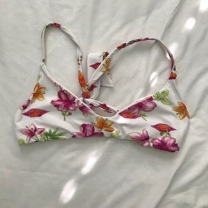 Floral Frankie's bikini top