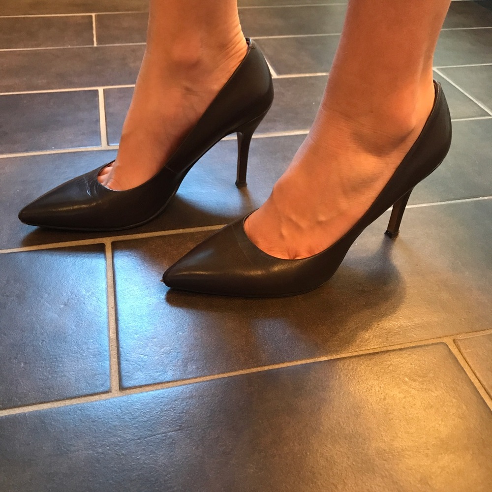 Nine West brown heels