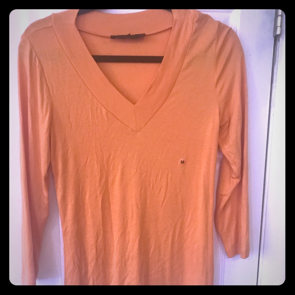 NWOT Limited 3/4 Sleeve Orange Shirt