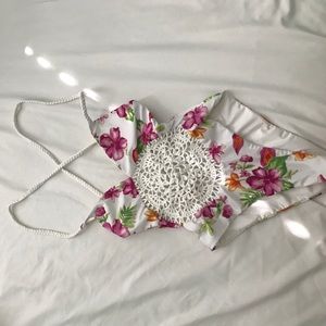 Floral Frankie's one piece