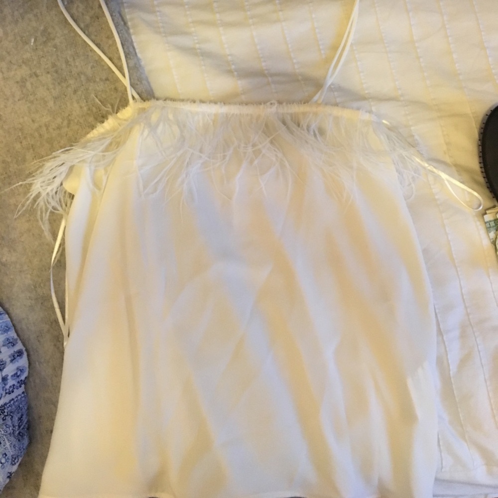 Zara frilly top