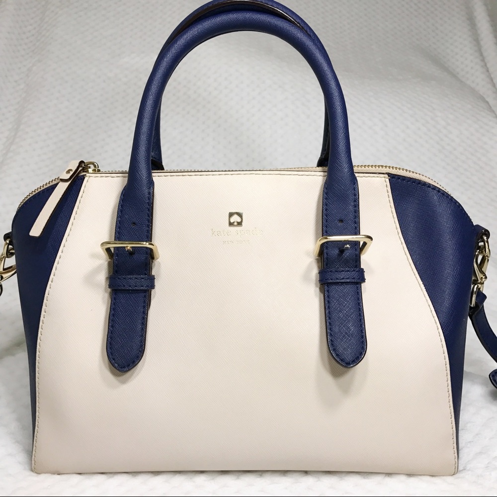 ✨SALE✨ Blue and cream Kate Spade Purse