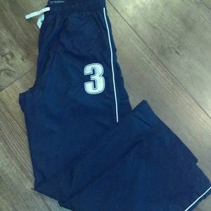 Jersey lined track pants