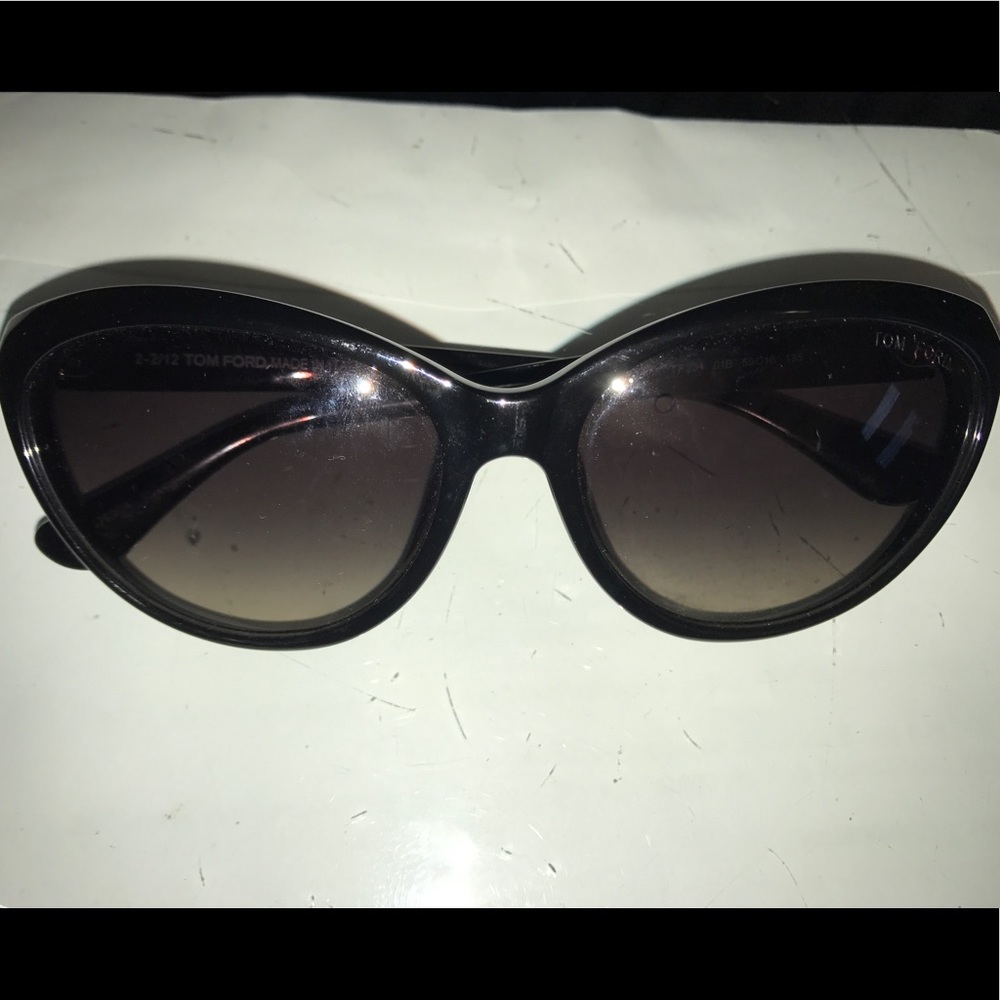 Tom Ford black Cat Eye Sunglasses