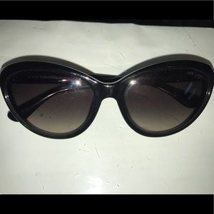 Tom Ford black Cat Eye Sunglasses