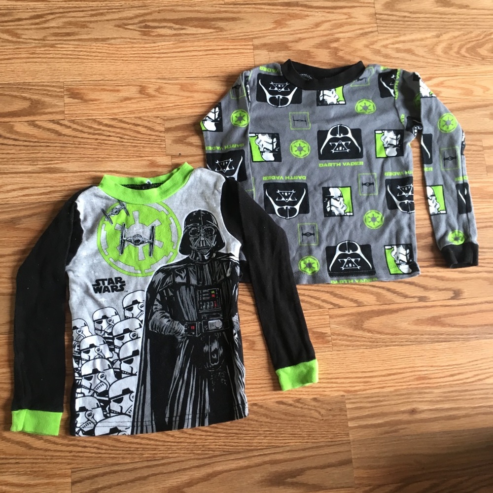 2 Long sleeve Star Wars shirts PJ