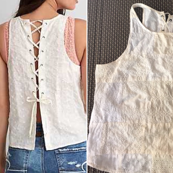 American Eagle Outfitters Tops - AEO Lace up Top