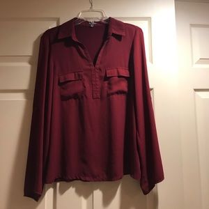 Long sleeve blouse