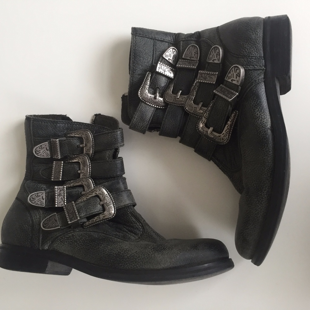 Jeffrey Campbell Buckle Booties