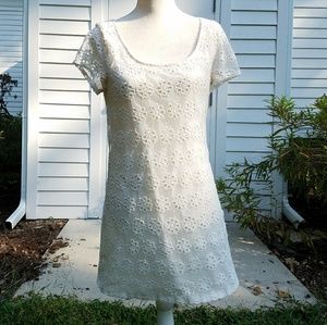 Staring at stars white keyhole dress Staring at stars white keyhole dress