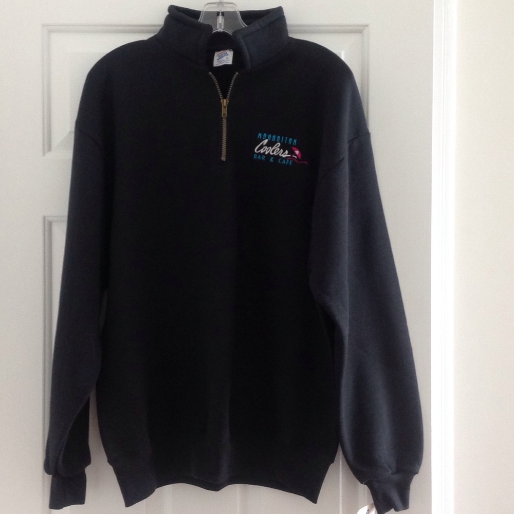 Men's 1/4 Zip Cadet Collar Sweatshirt