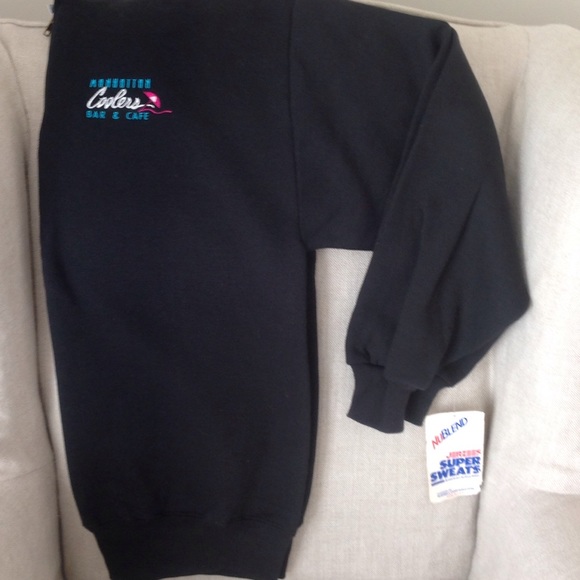 Men's 1/4 Zip Cadet Collar Sweatshirt - Picture 4 of 4