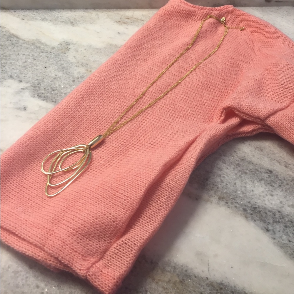 Millennial Pink Off Shoulder Sweater Shirt *Last 1 - Picture 2 of 7