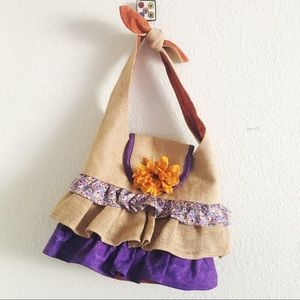 handmade straw purse