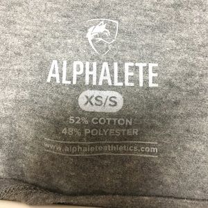 Alphalete Tops - Alphalete crop gray Alphalete Tops - Alphalete crop gray