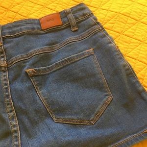 High-Waisted BDG Blue Denim Shorts