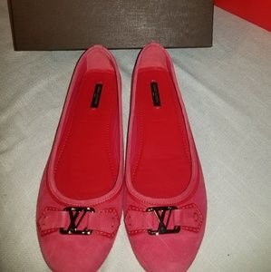 LOUIS VUITTON OXFORD BALLERINA FLATS SZ 41