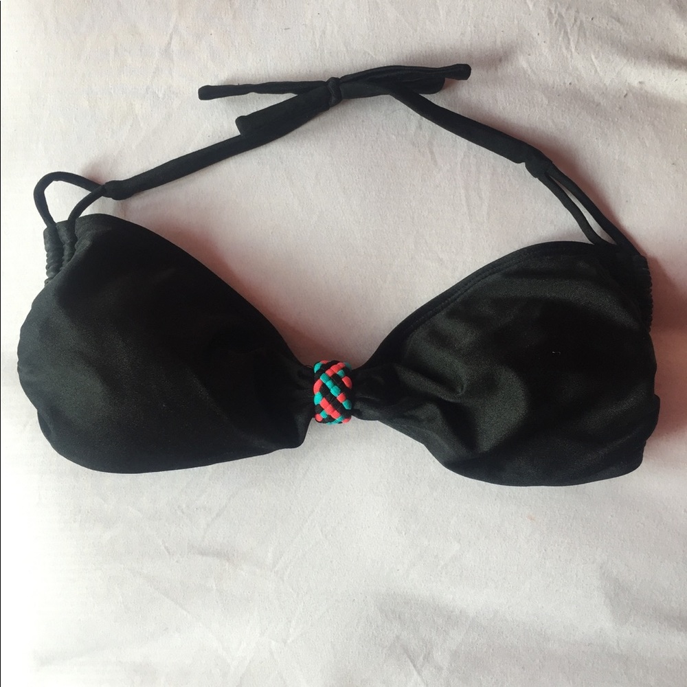 Roxy halter bikini top