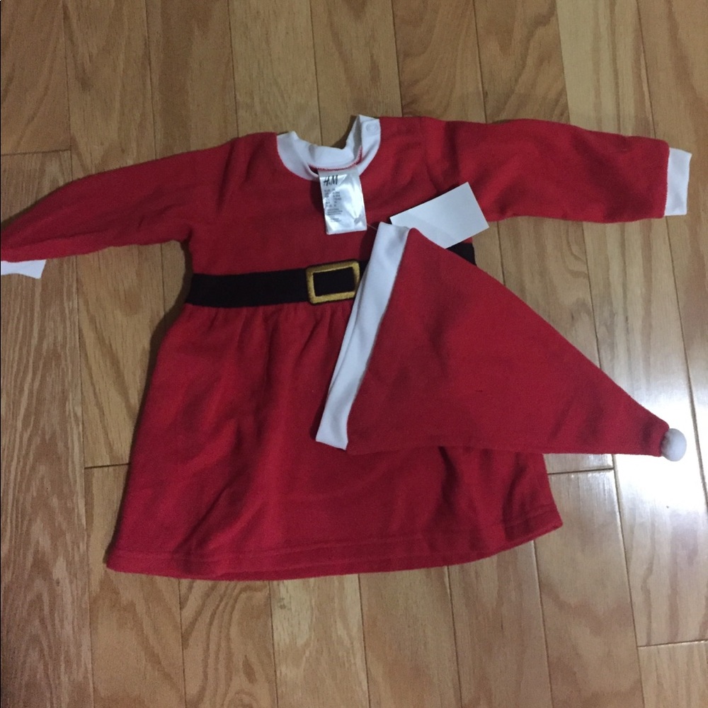 Baby girl santa outfit