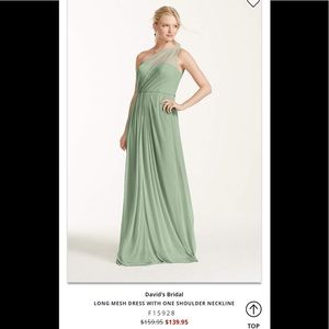 David's Bridal Bridesmaid dress