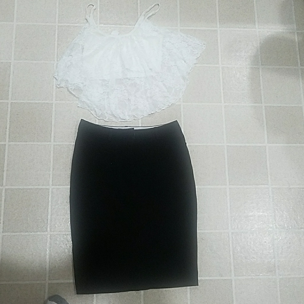 Shirt and skirt