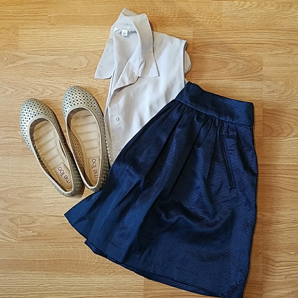 Banana Republic Navy Skirt