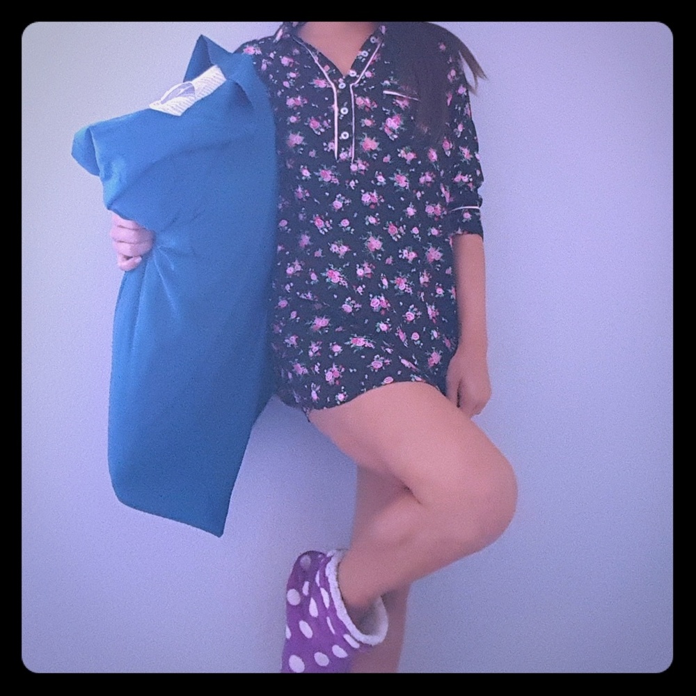 F21 floral night shirt