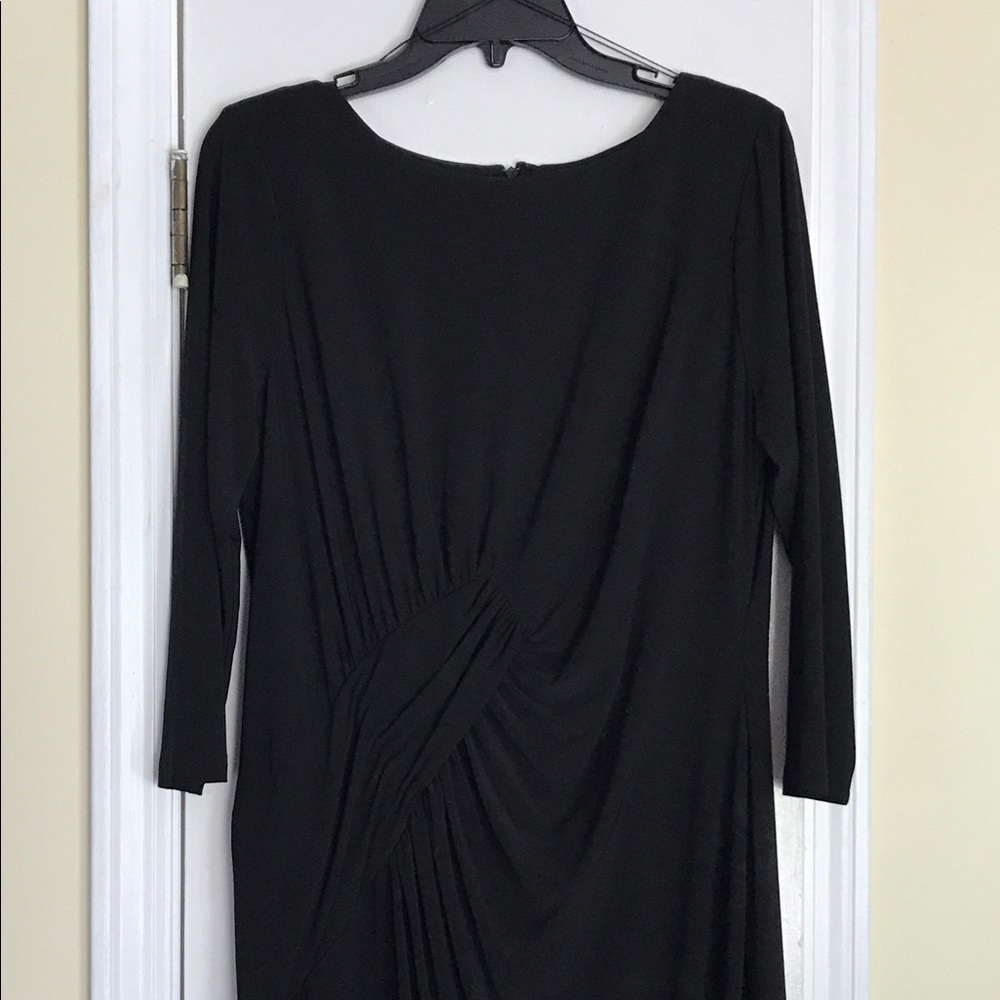 Sleek black dress