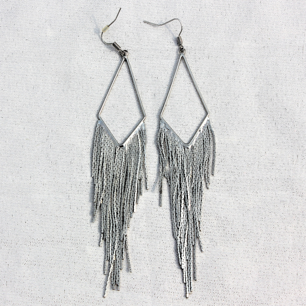 H&M Formal Metal Dangly Earlings
