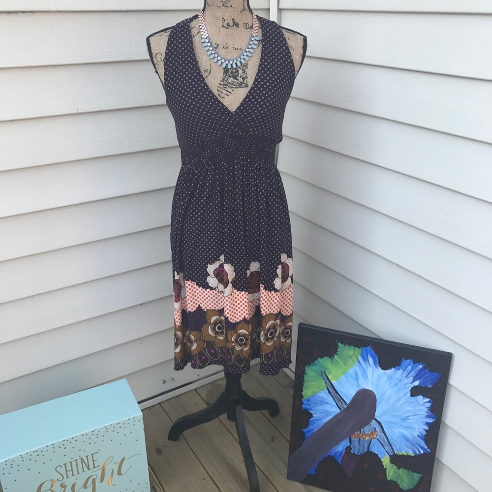 Purple Halter Sundress