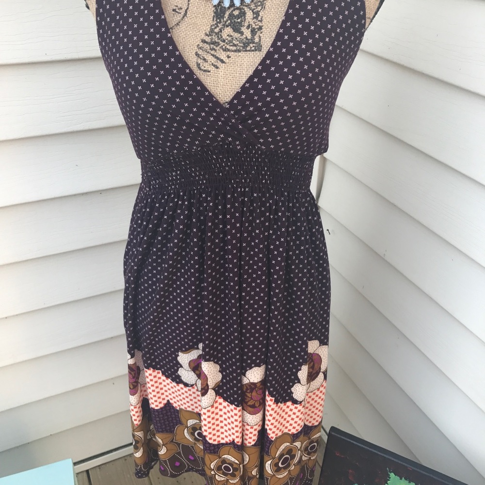 Purple Halter Sundress - Picture 2 of 4