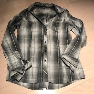 Guess Plaid Button Down Shirt Size M