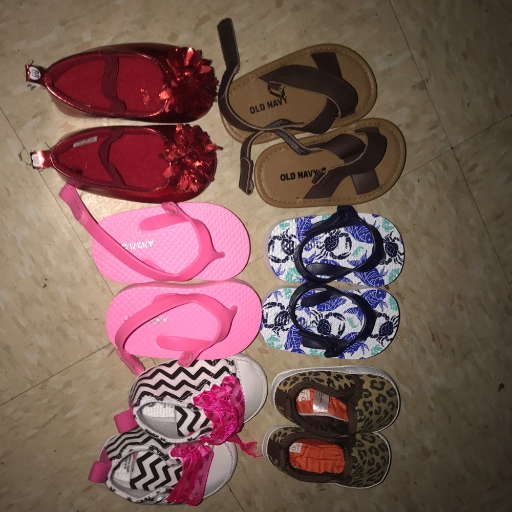 Lot of Baby girl shoes