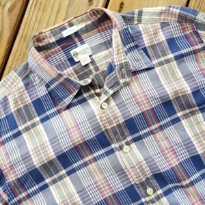 J. Crew plaid button down