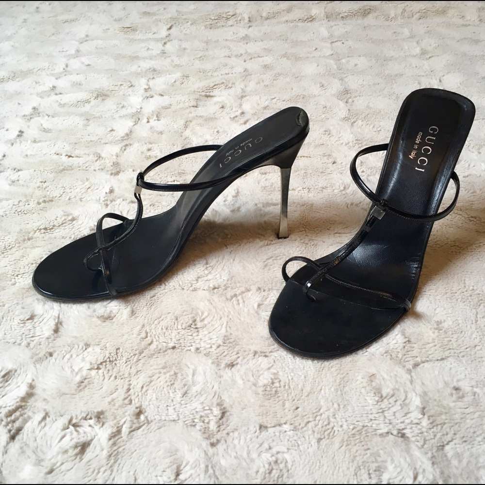 Gucci Black Stilettos