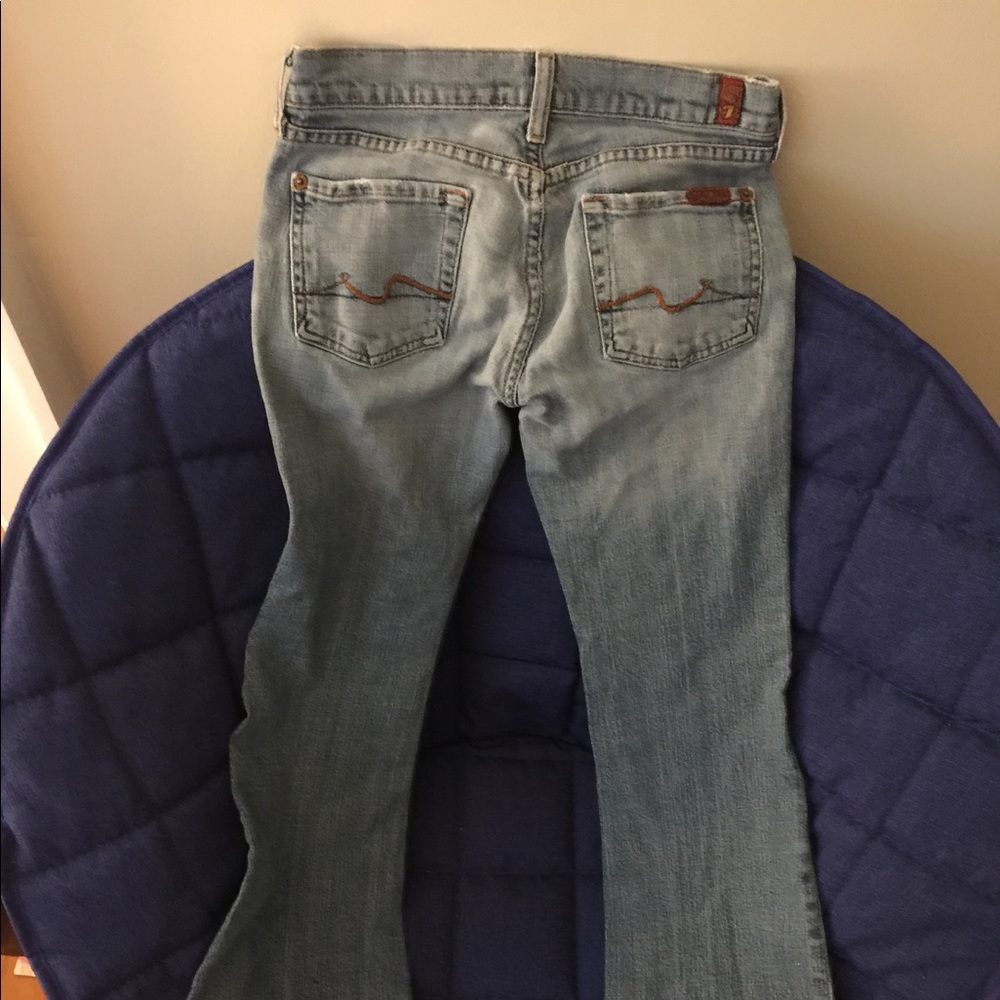 7 For All Mankind flare leg jeans
