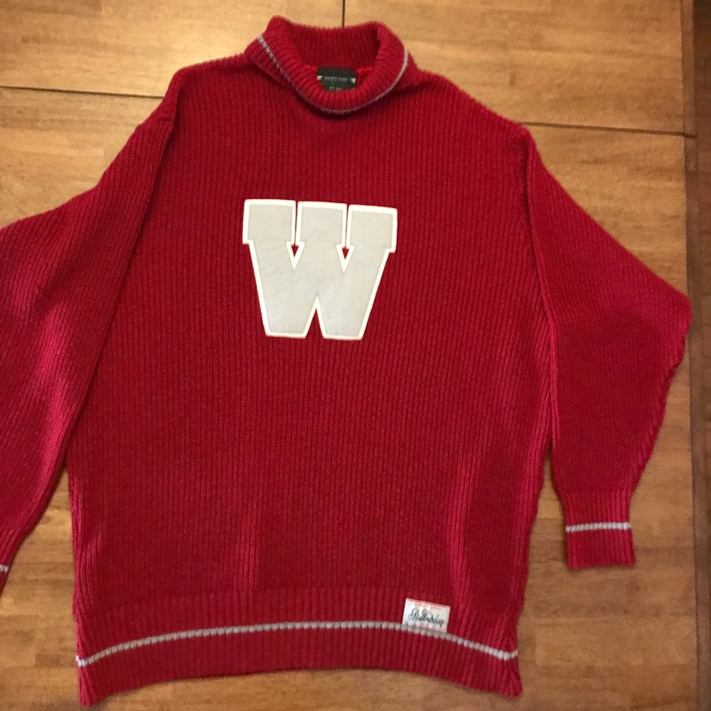 Wash. State Cougars Retro Letterman Sweater sz 3X
