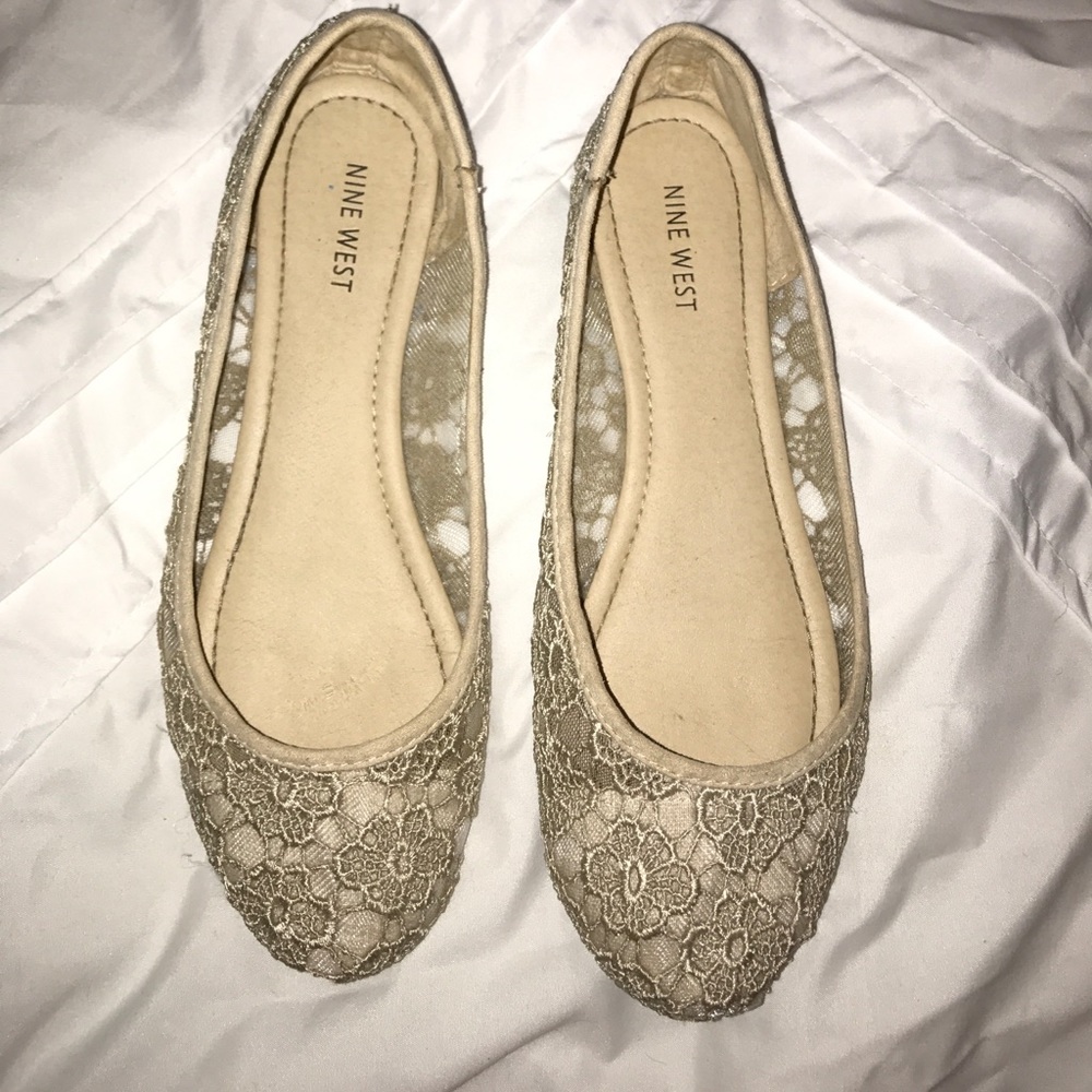 Nine west lace flats