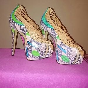 BUMPER 6 INCH PLATFORM HEELS