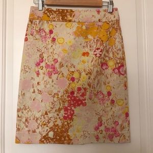 J.Crew Print Pencil Skirt
