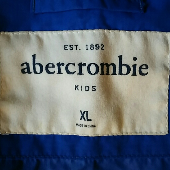 Abercrombie kids boys size XL zip up windbreaker - Picture 5 of 5