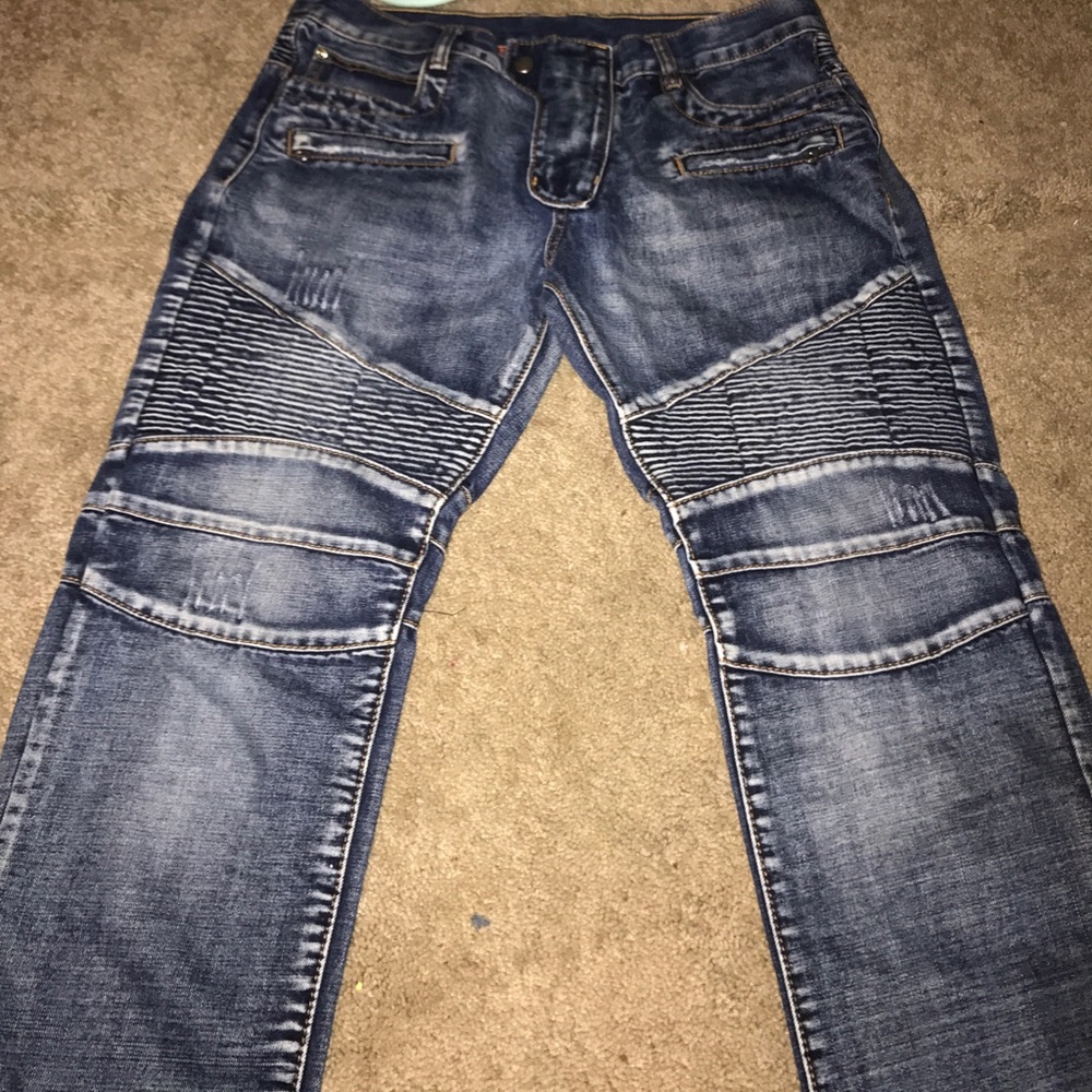 Men's biker jeans!
