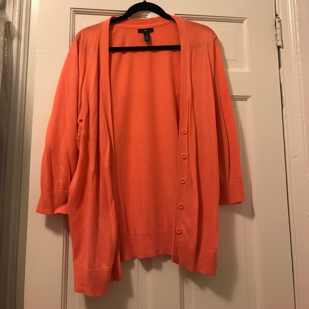 Gap Orange Cardi