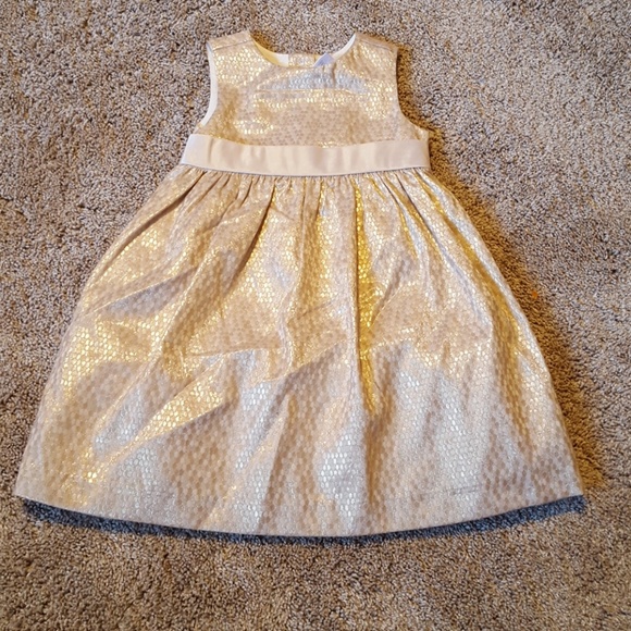 Robe De Fête Gymboree Bleue Taille 6 Noeud Paillettes - Neuve Avec Étiquettes