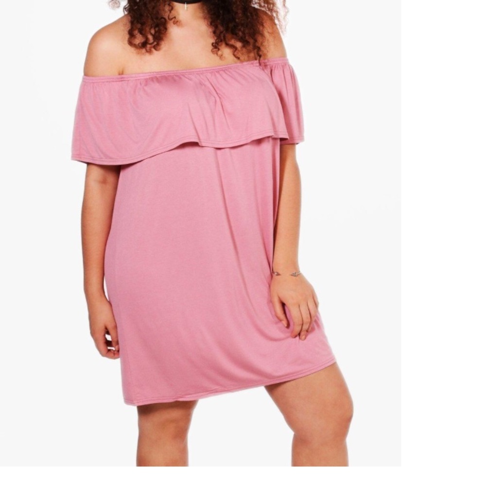 Over the shoulder dress