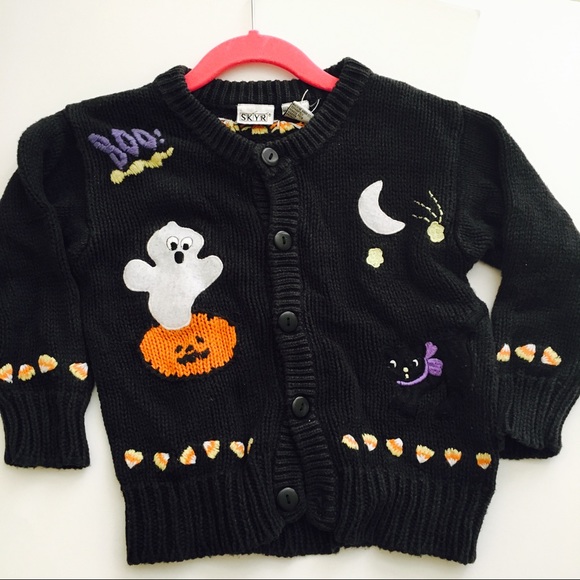 candy corn cardigan